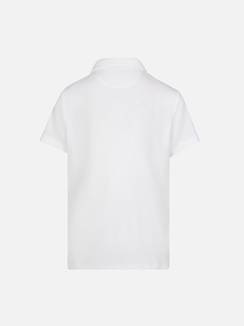 Polo Jeremy Jr bianca in spugna product image 3