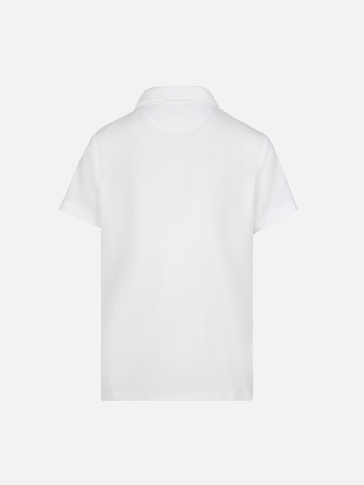 Polo Jeremy Jr bianca in spugna product image 3