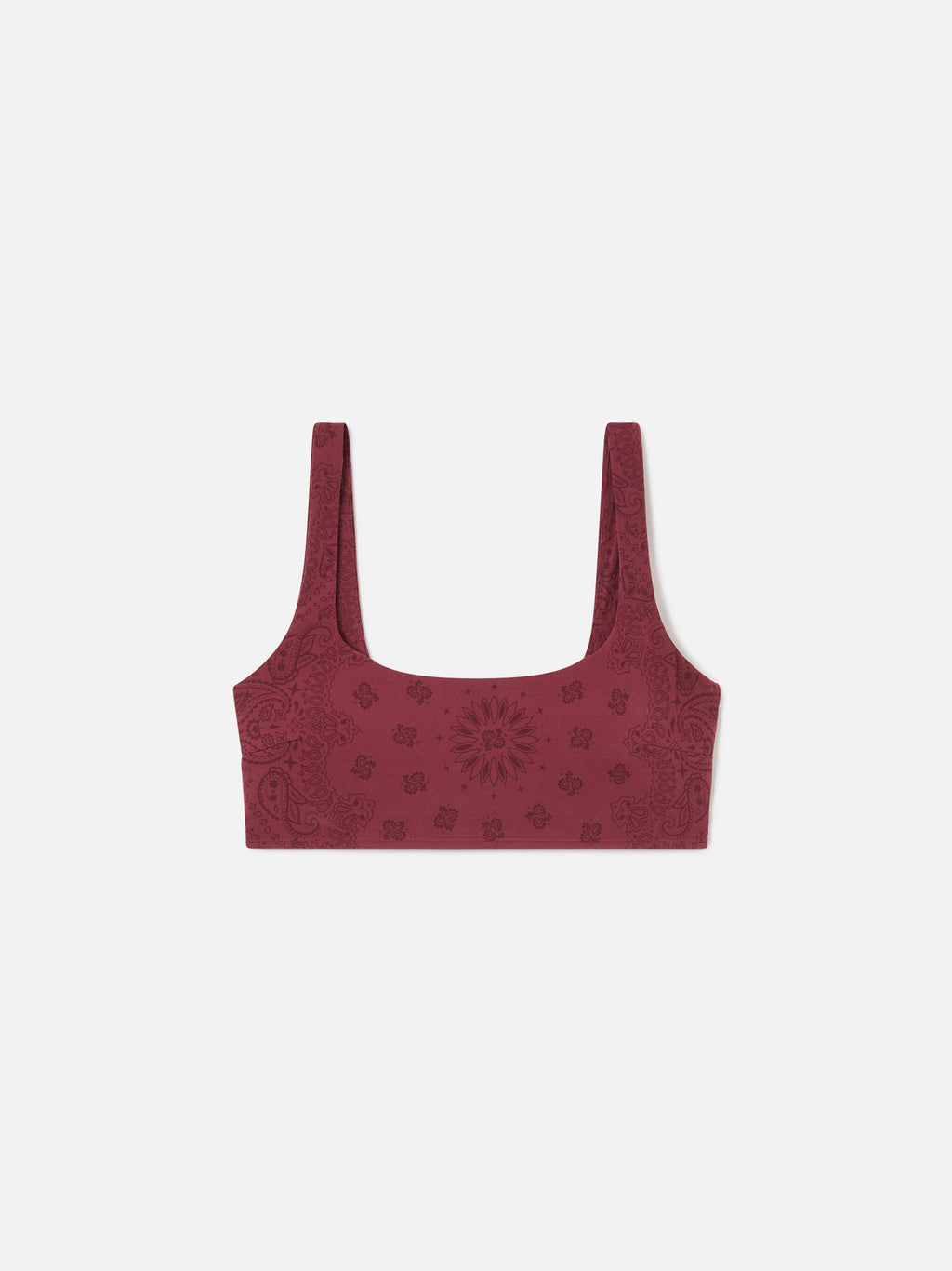 Top fitness Kassie con stampa bandana