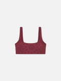Top fitness Kassie con stampa bandana