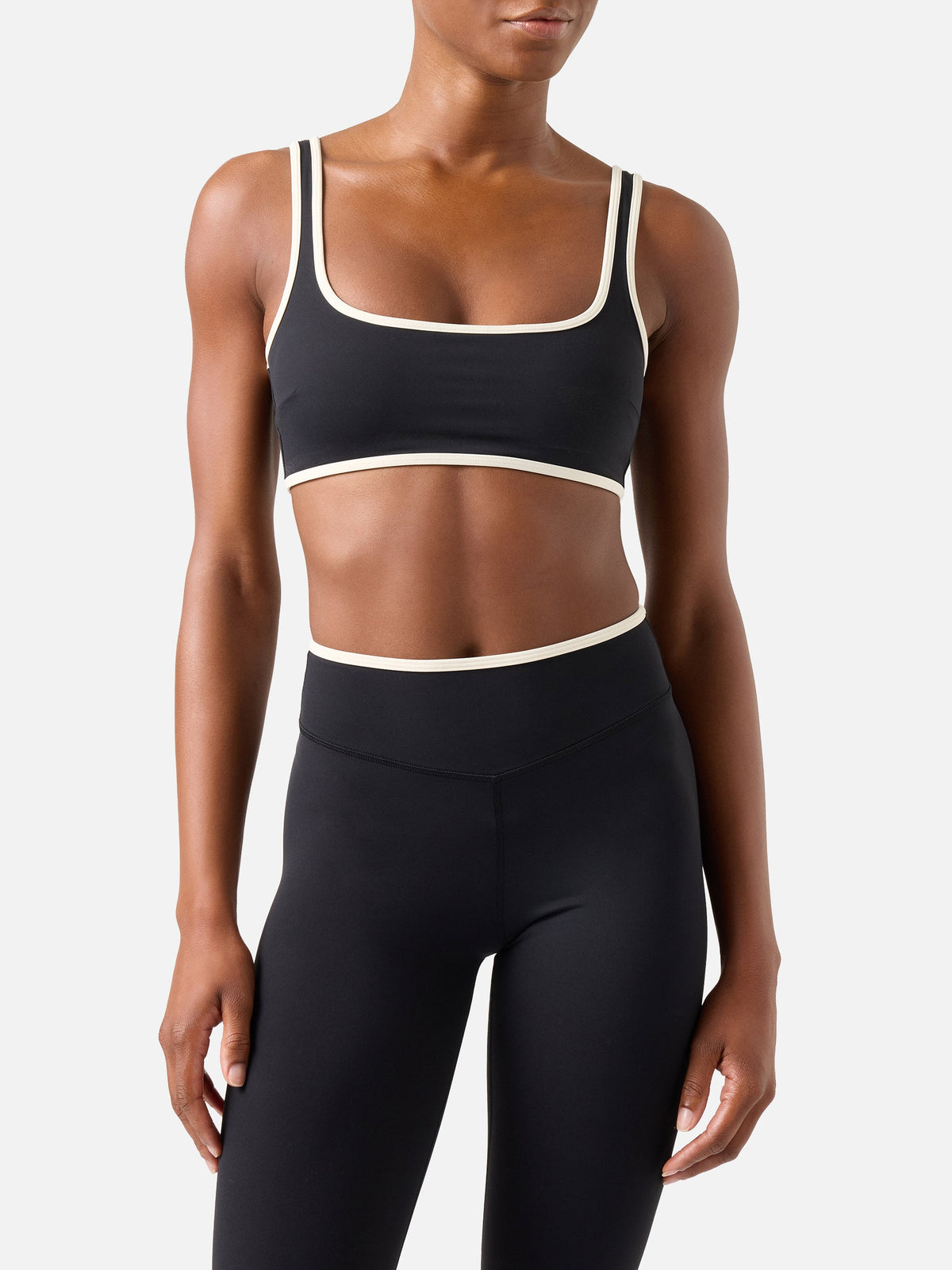 Top fitness Kassie bianco panna
