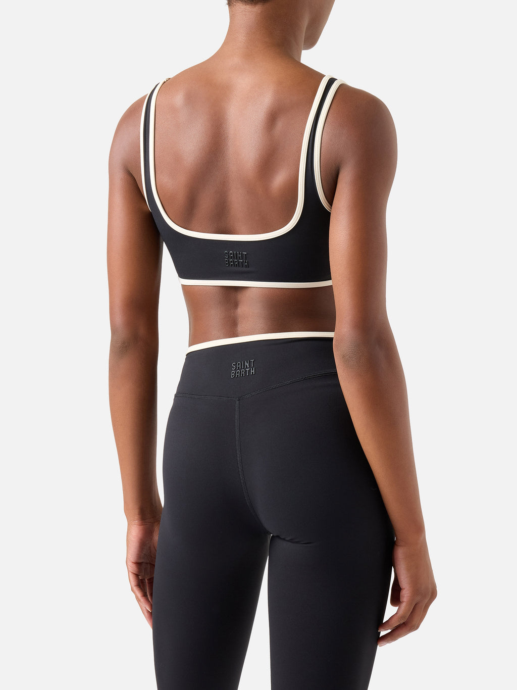 Top fitness Kassie bianco panna