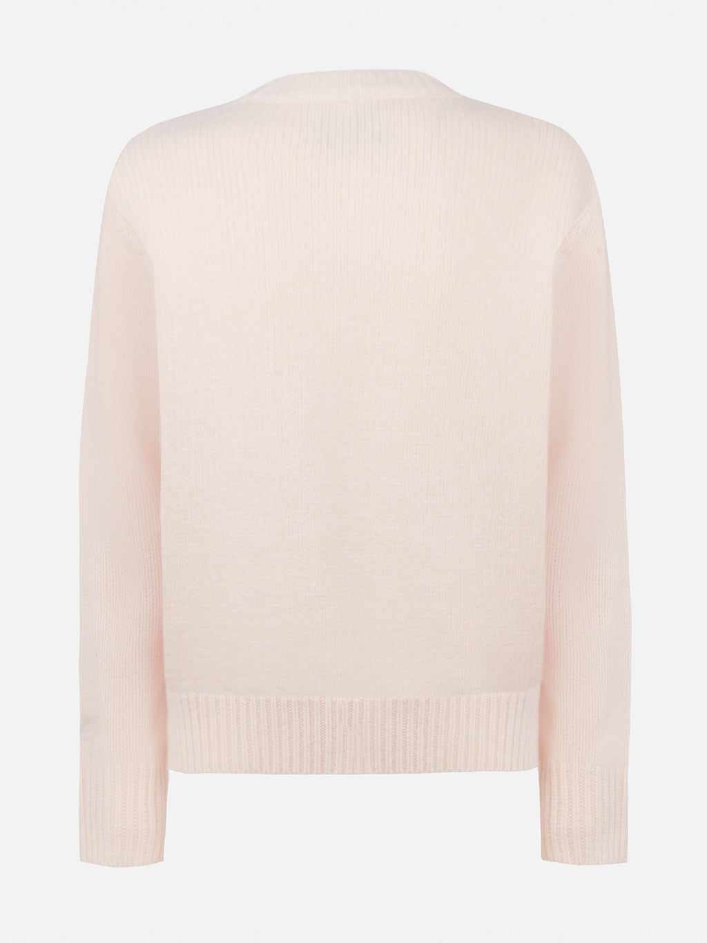 Maglione Kyla bianco panna con jacquard Cortina