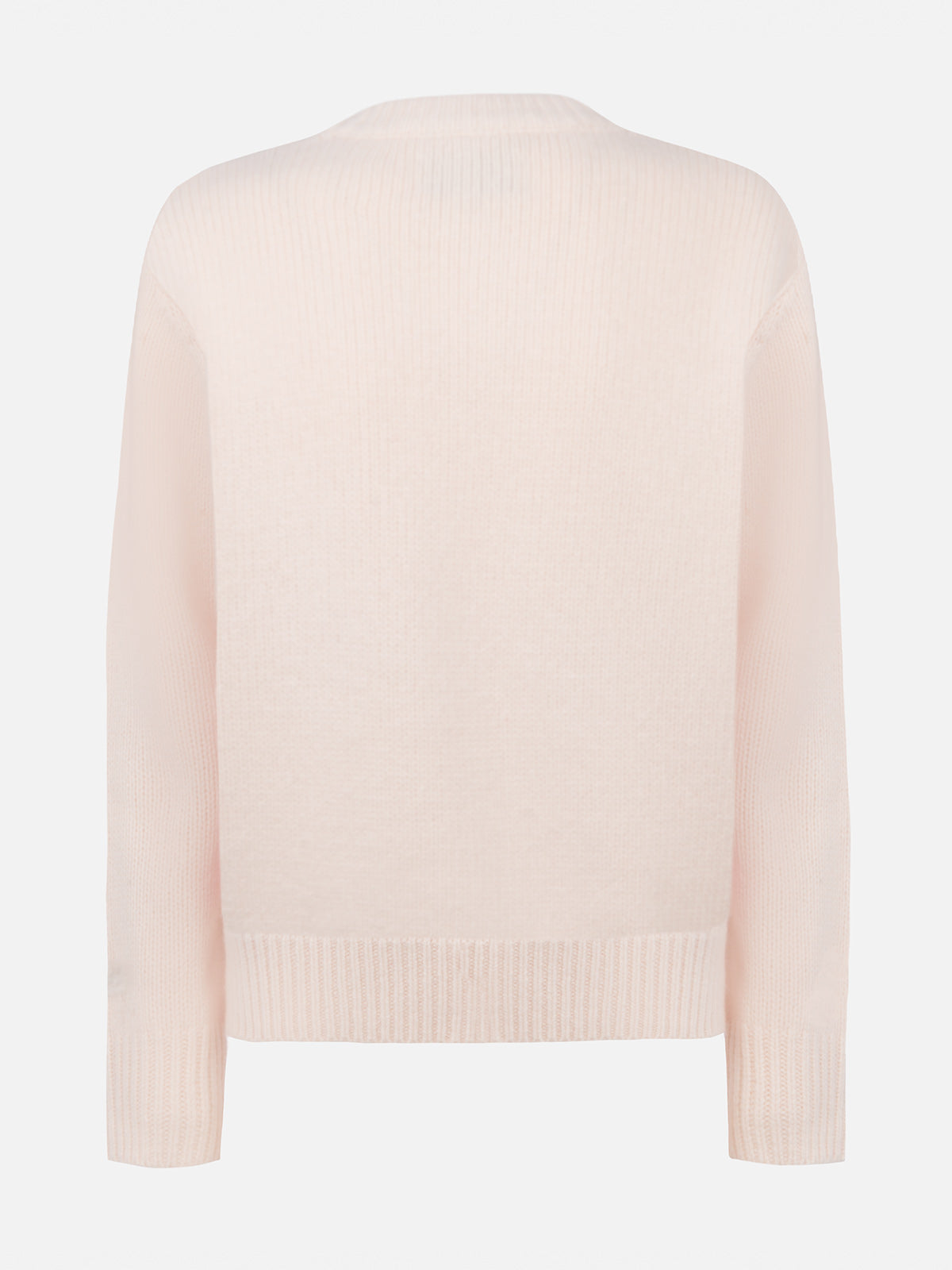 Maglione Kyla bianco panna con jacquard Cortina