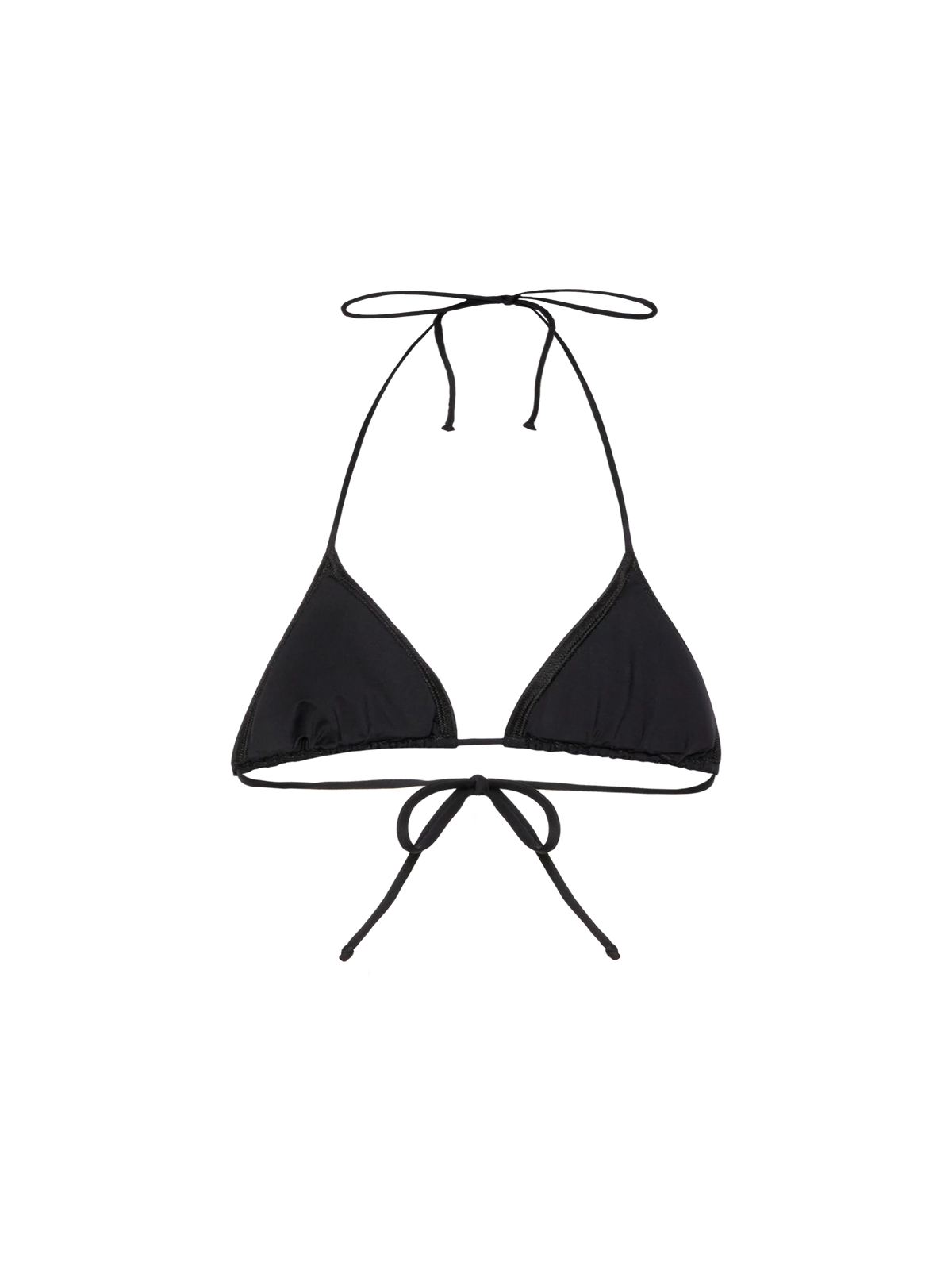 Top bikini a triangolo Leah nero
