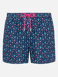 Costume mare Lighting Micro Fantasy blu navy con stampa cocktail
