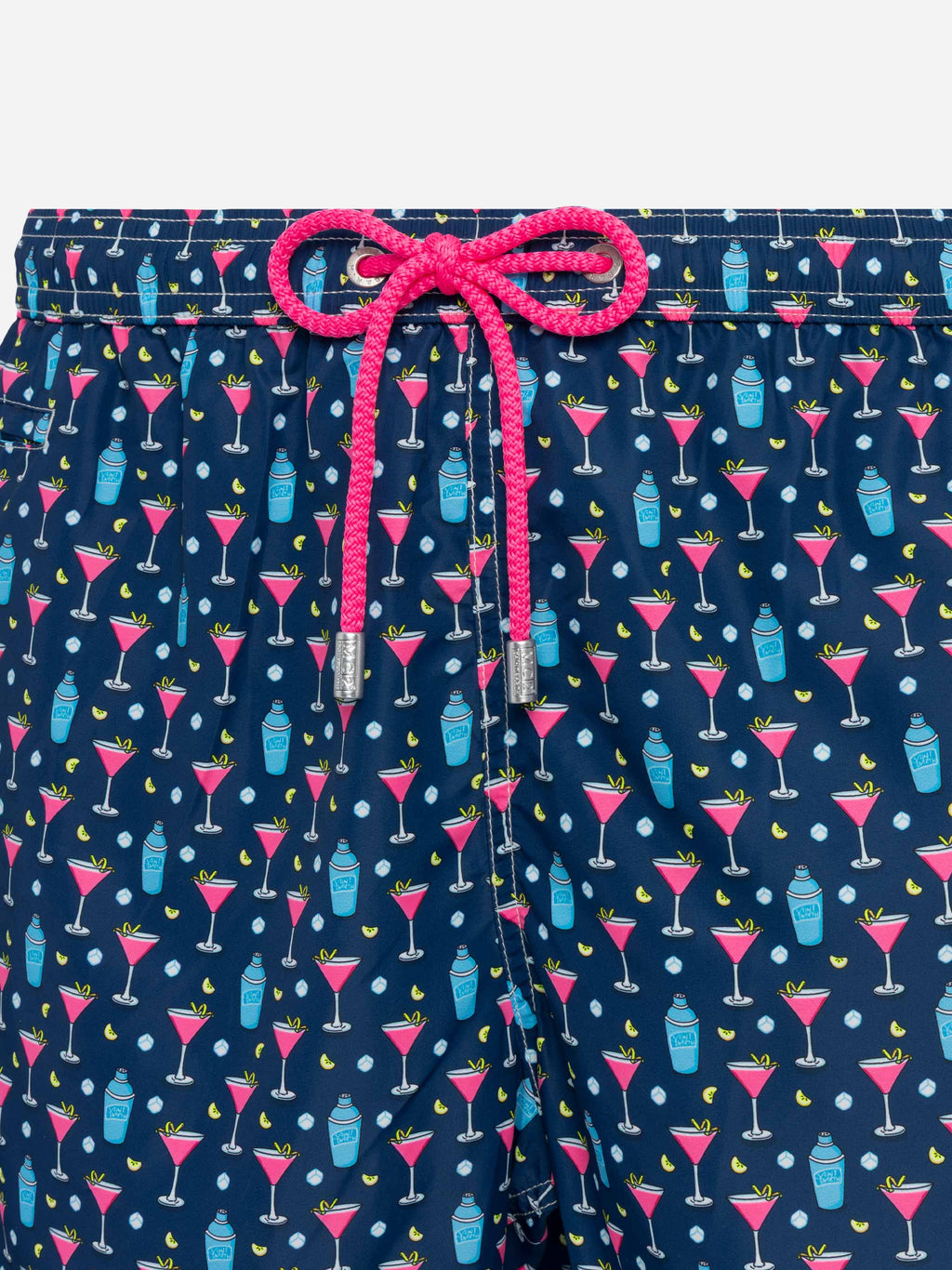 Costume mare Lighting Micro Fantasy blu navy con stampa cocktail