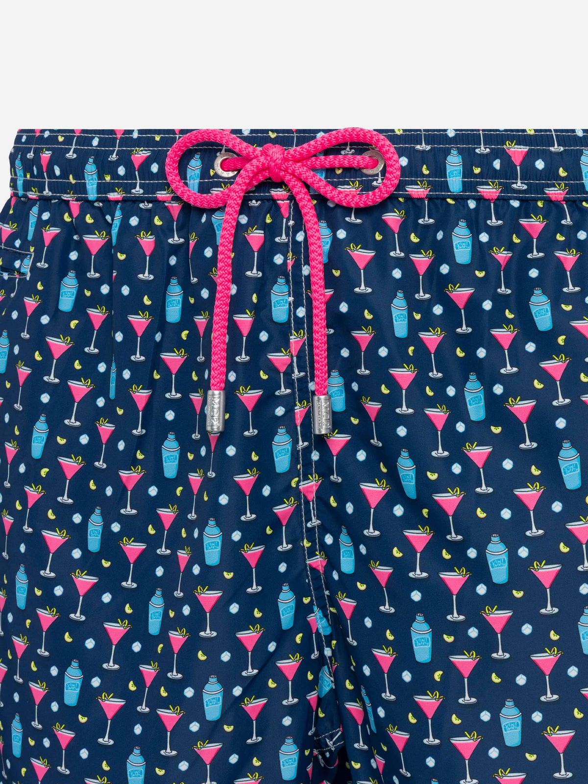 Costume mare Lighting Micro Fantasy blu navy con stampa cocktail