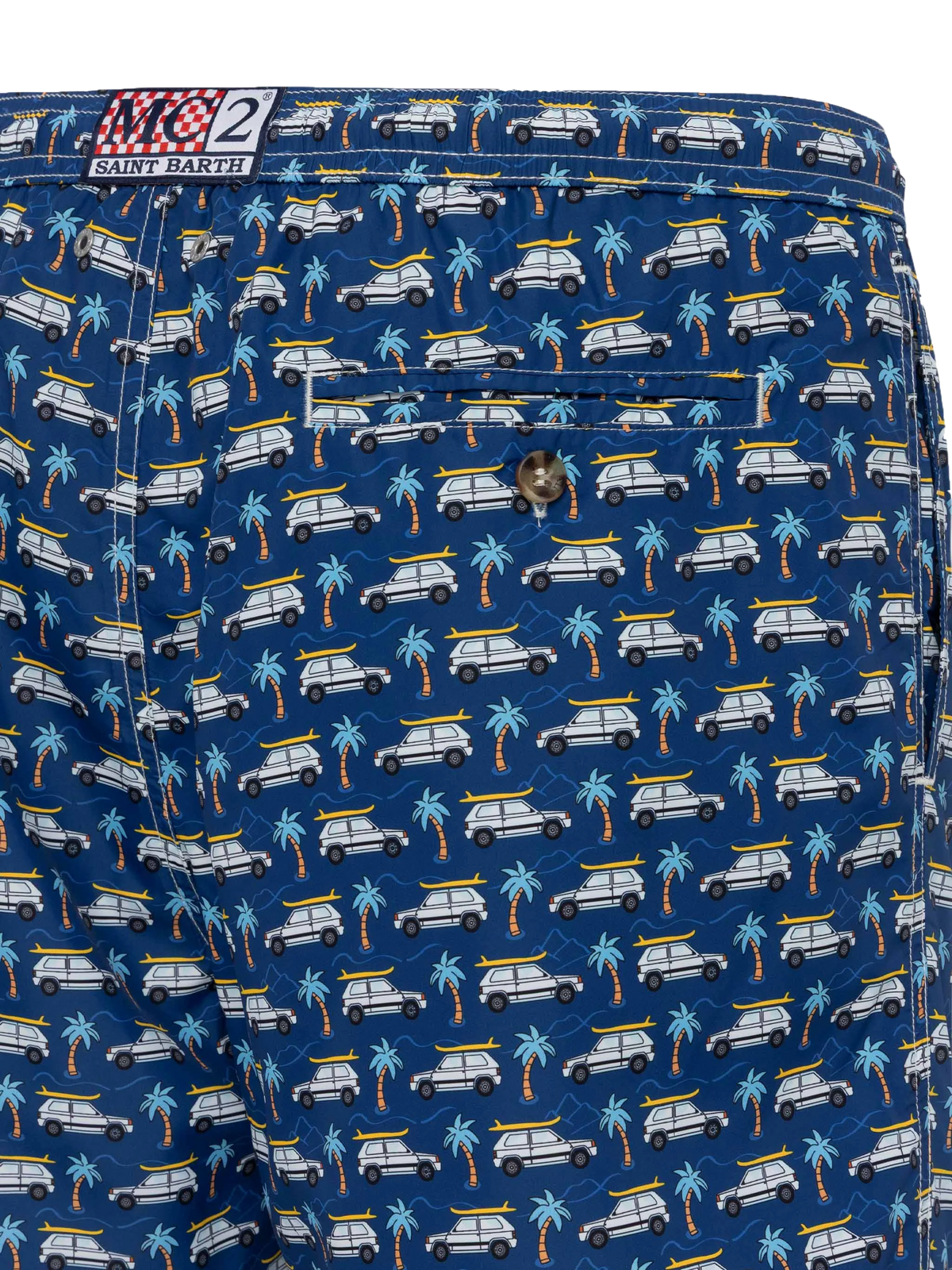 Costume mare Lighting Micro Fantasy blu navy con stampa Fiat Panda | Special Edition