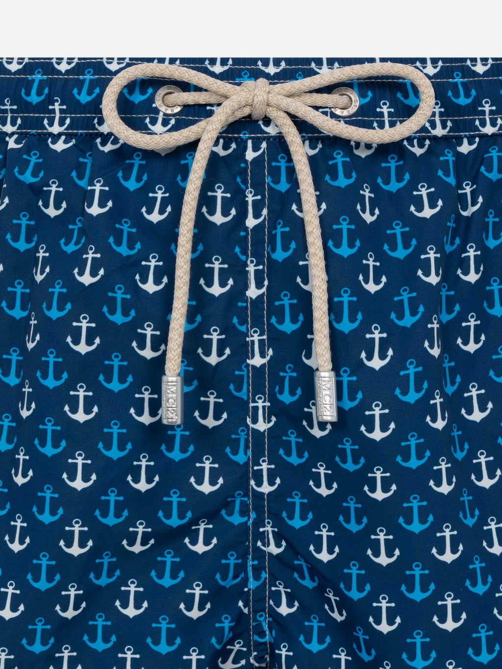 Costume mare Lighting Micro Fantasy marrone con stampa ancore