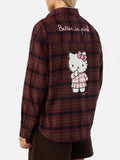 Camicia Lully in flanella di cotone con ricamo Hello Kitty product image 1