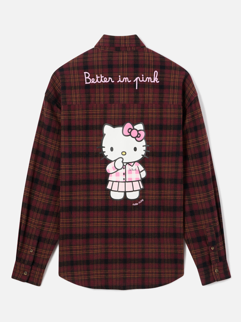Camicia Lully in flanella di cotone con ricamo Hello Kitty product image 5