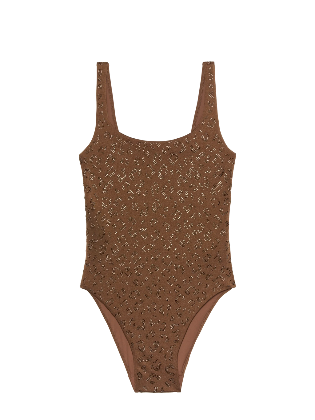 Costume intero Lora con strass leopardati