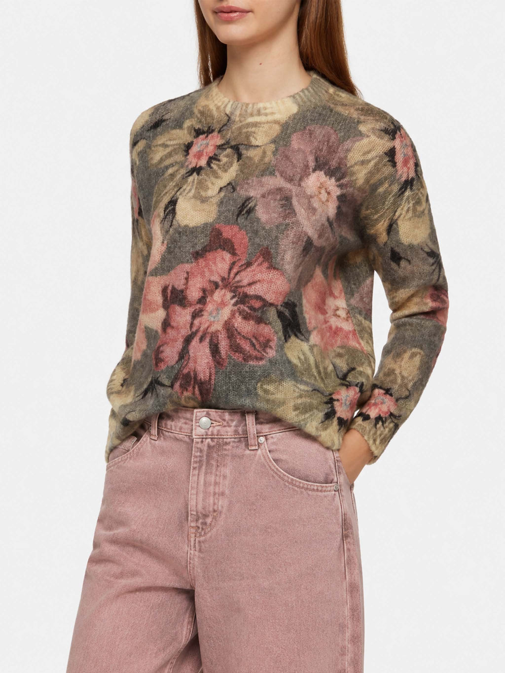 Maglione Louise con motivo floreale
