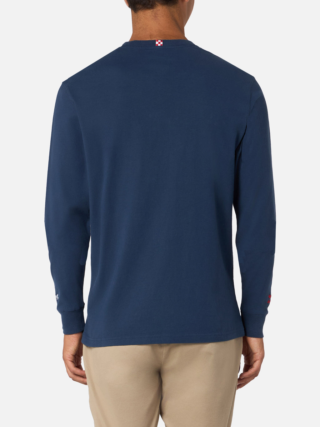 T-shirt Luton blu navy con ricamo Mi me faccio i cassi miei product image 4