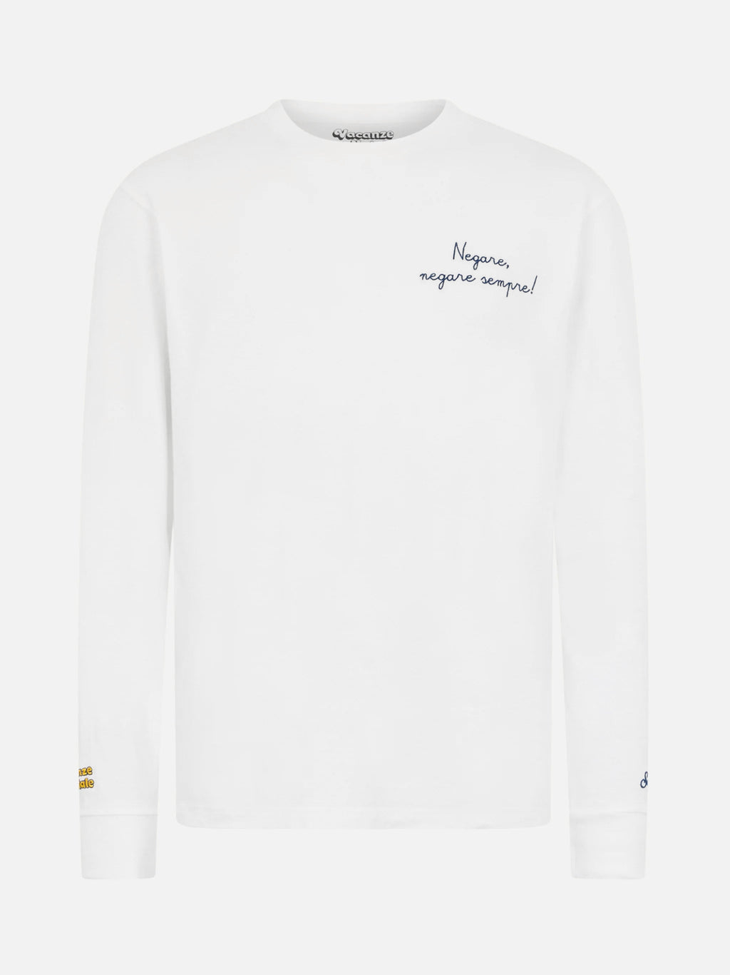 T-shirt Luton bianco panna con ricamo Negare, sempre product image 1