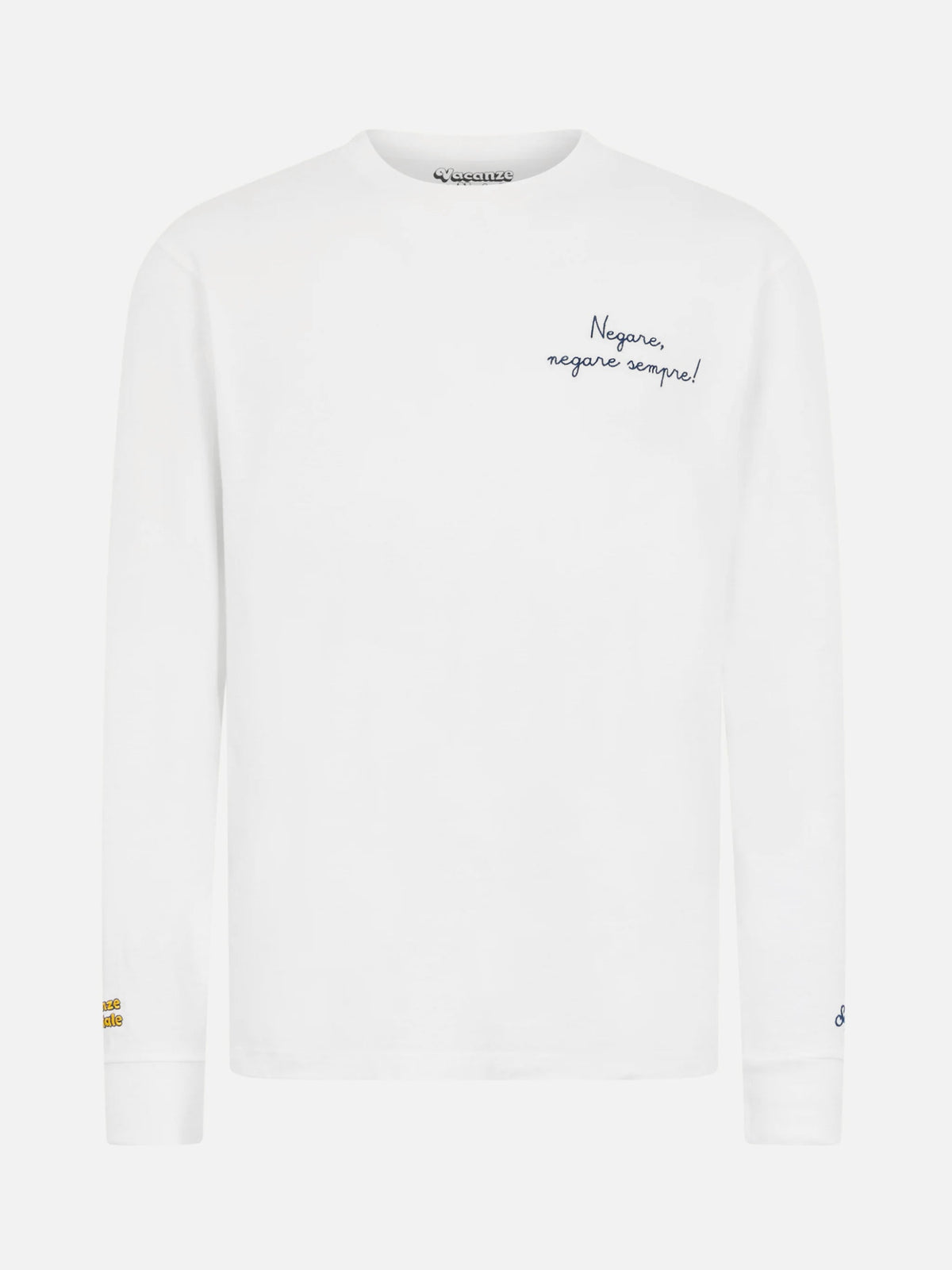 T-shirt Luton bianco panna con ricamo Negare, sempre product image 1