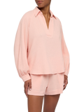 Blusa Maira rosa in mussola product image 1