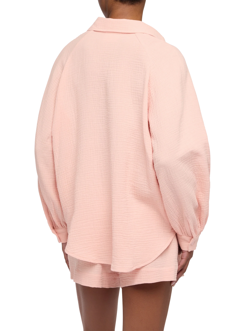 Blusa Maira rosa in mussola product image 3