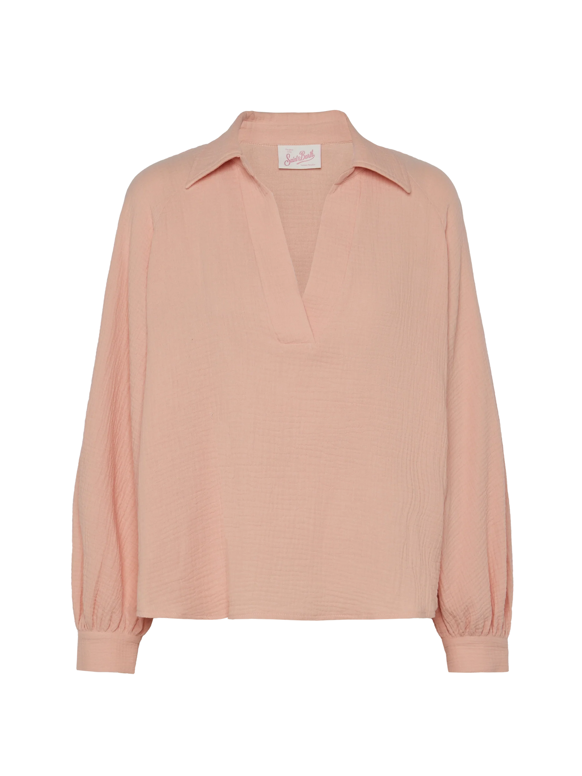 Blusa Maira rosa in mussola product image 5