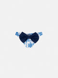 Slip mare Madame blu navy con stampa toile de Jouy