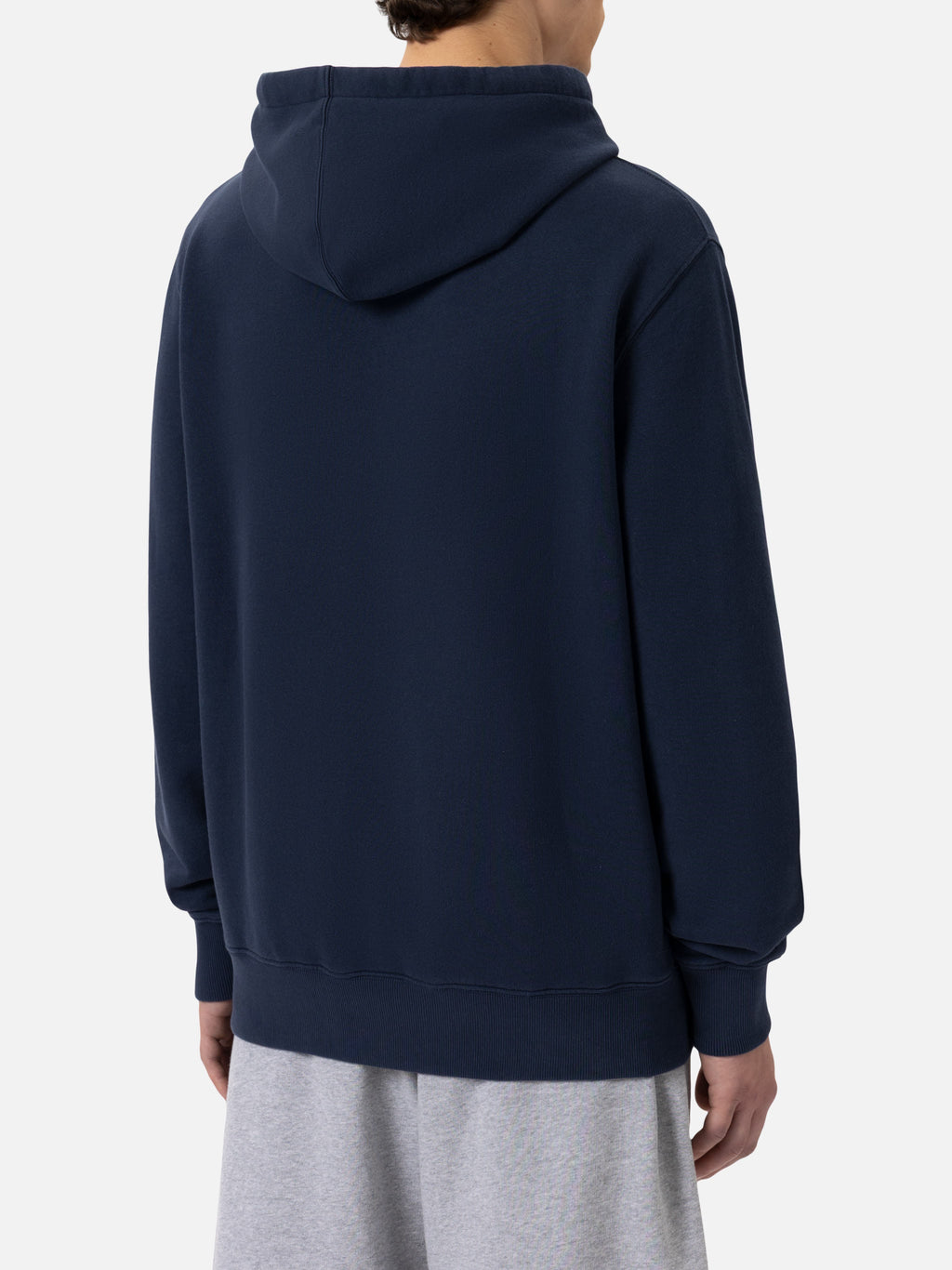 Felpa con cappuccio Manhattan blu navy ricamo logo product image 3