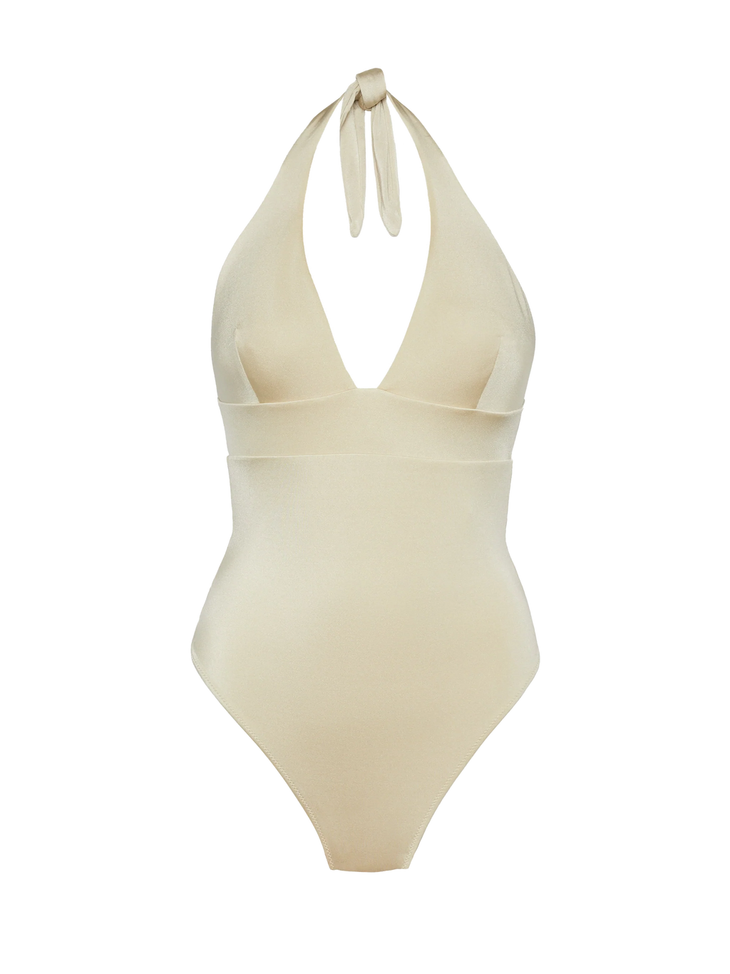 Costume intero Marylin oro in tessuto lucido