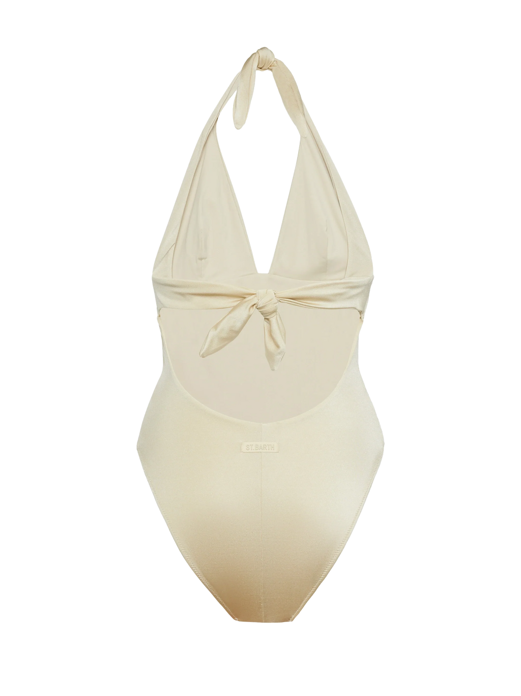 Costume intero Marylin oro in tessuto lucido