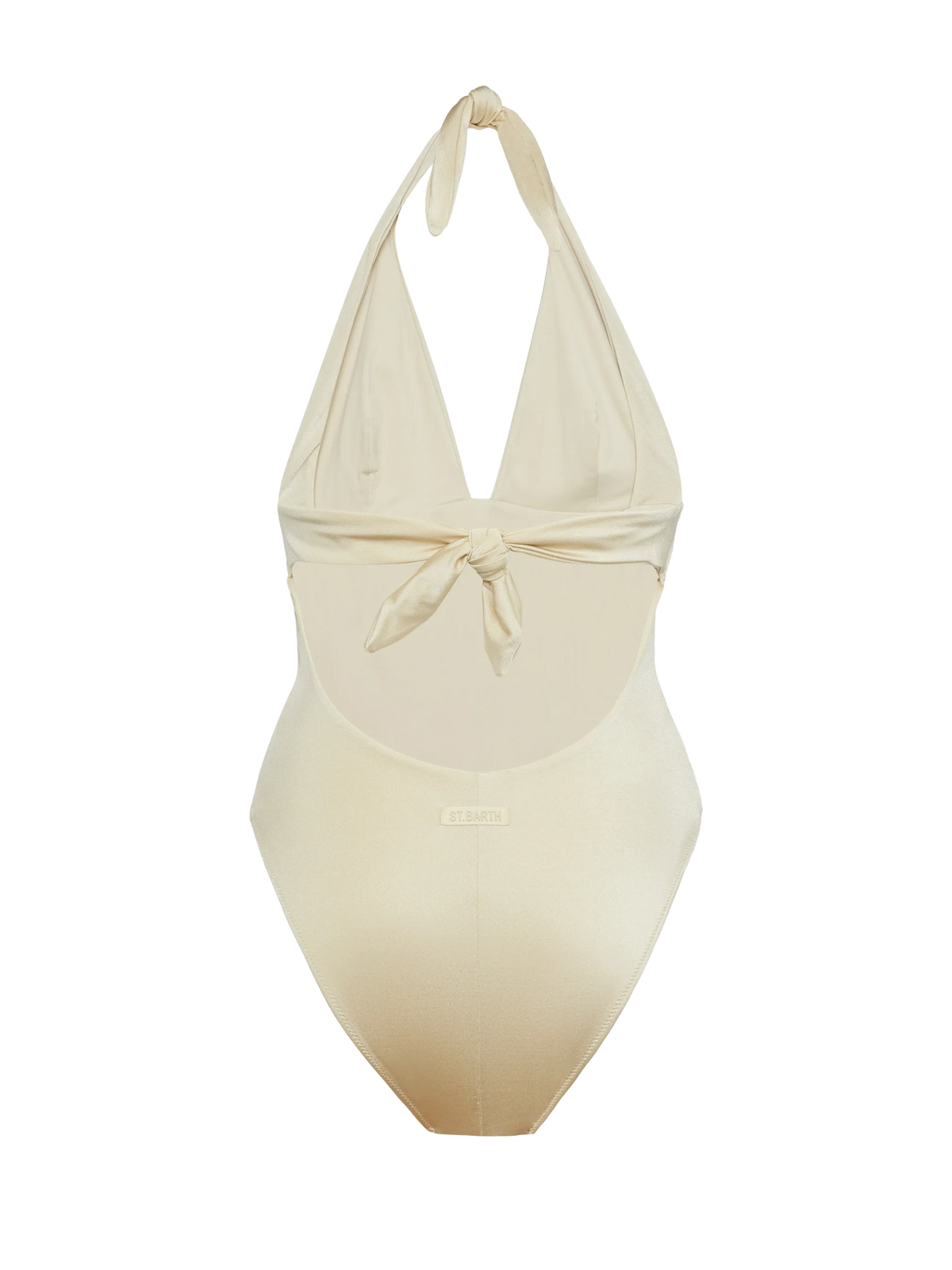 Costume intero Marylin oro in tessuto lucido