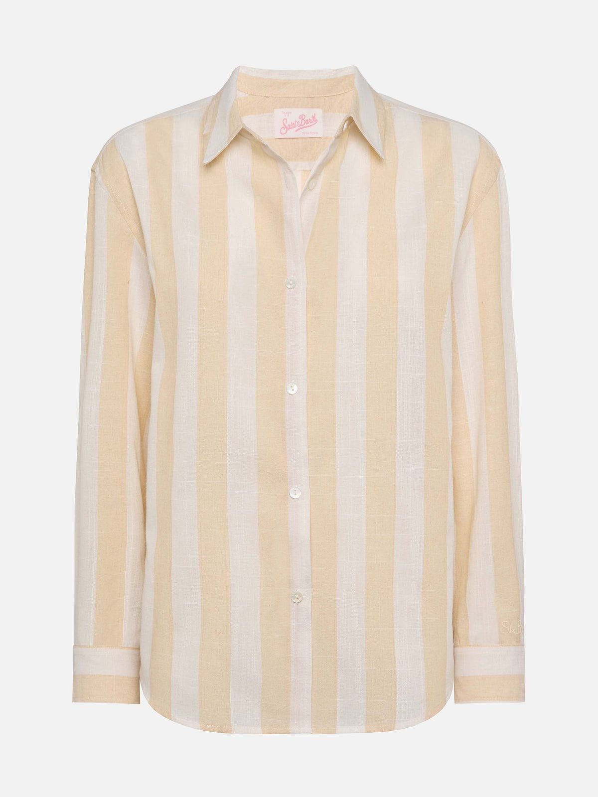 Camicia Meredith beige a righe product image 5