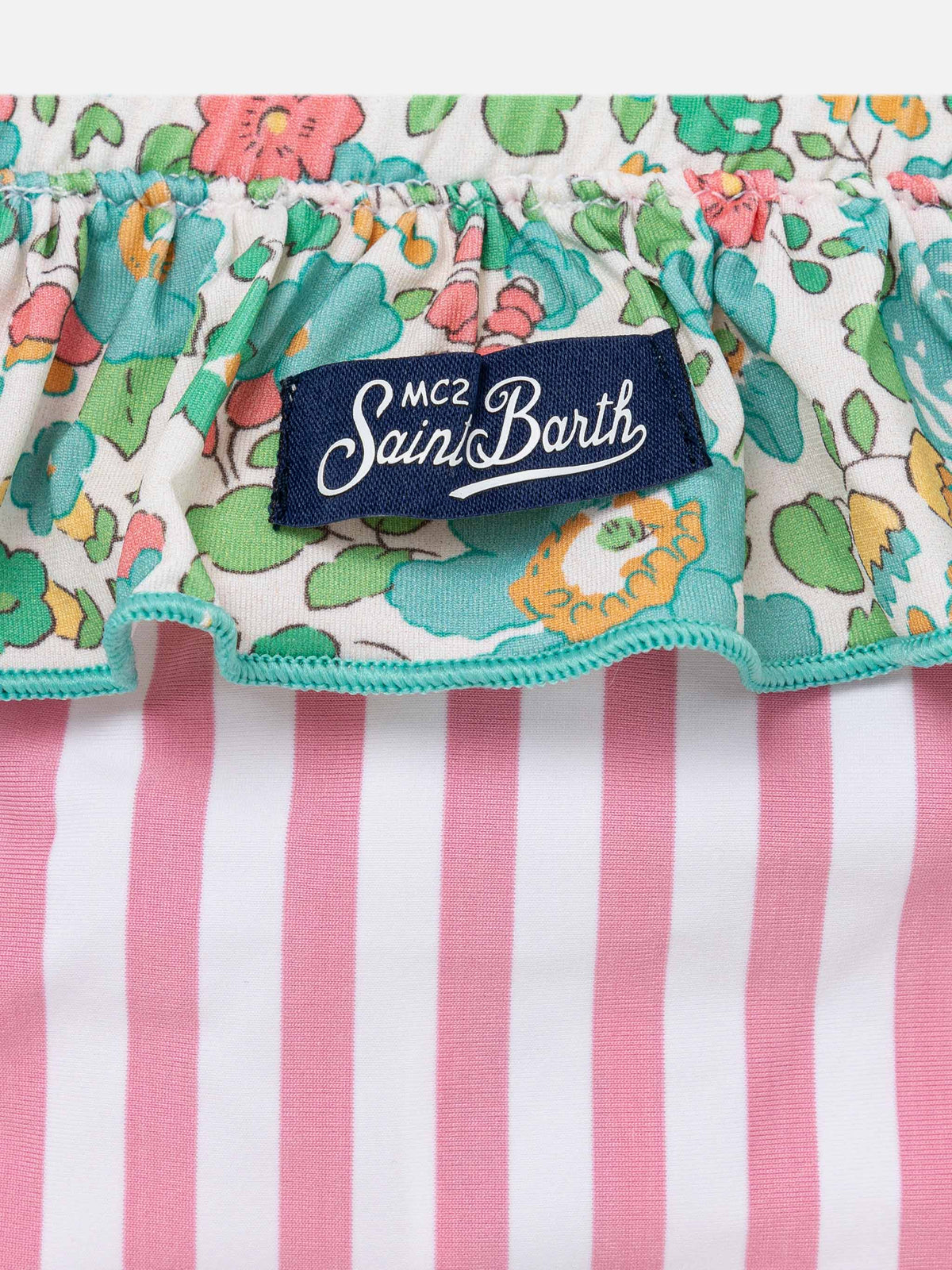 Slip mare Melly con volant e stampa Betsy | Made with Liberty Fabric