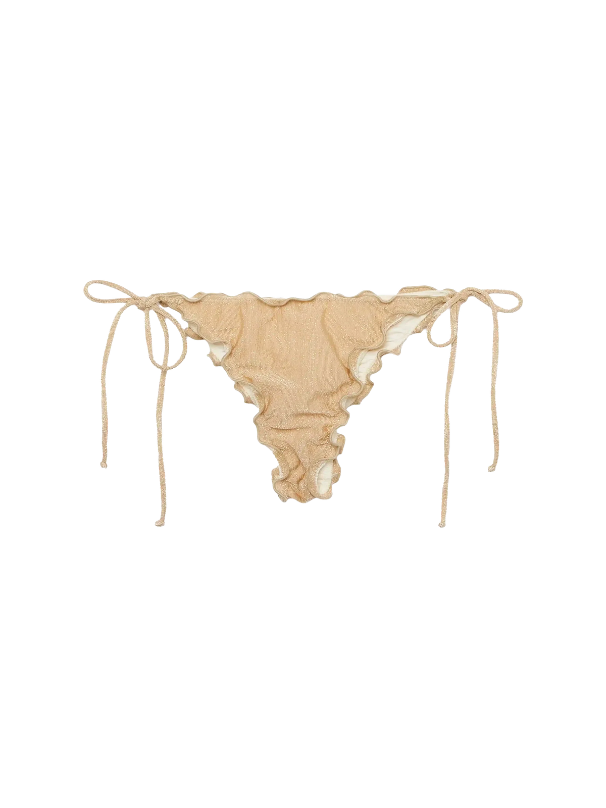 Slip mare Miami beige in lurex