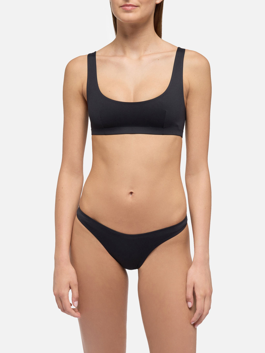 Bikini bralette Minerva Afrodite nero termosaldato
