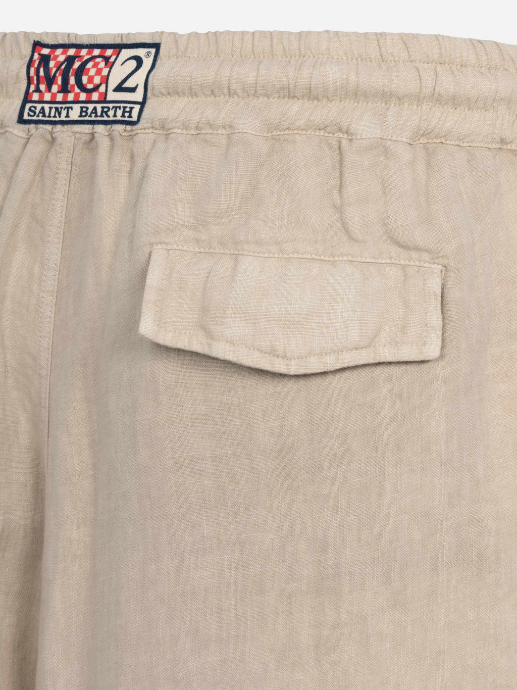 Bermuda Marseille beige in lino