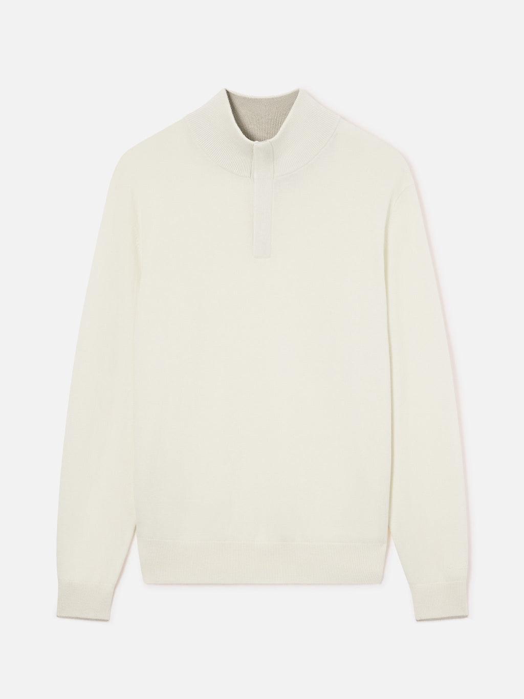 Maglia Marlow bianco panna in misto lana e cashmere con collo alto