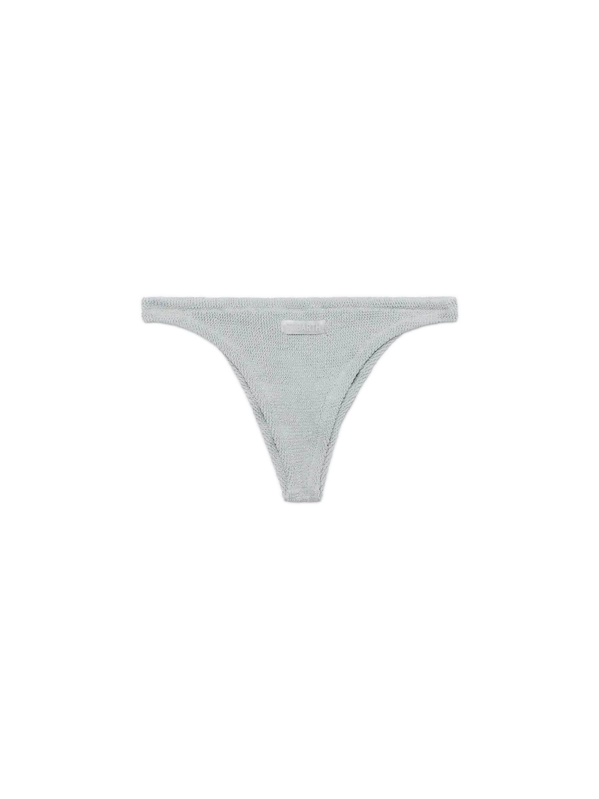 Slip mare Naomi argento in lurex crinkle
