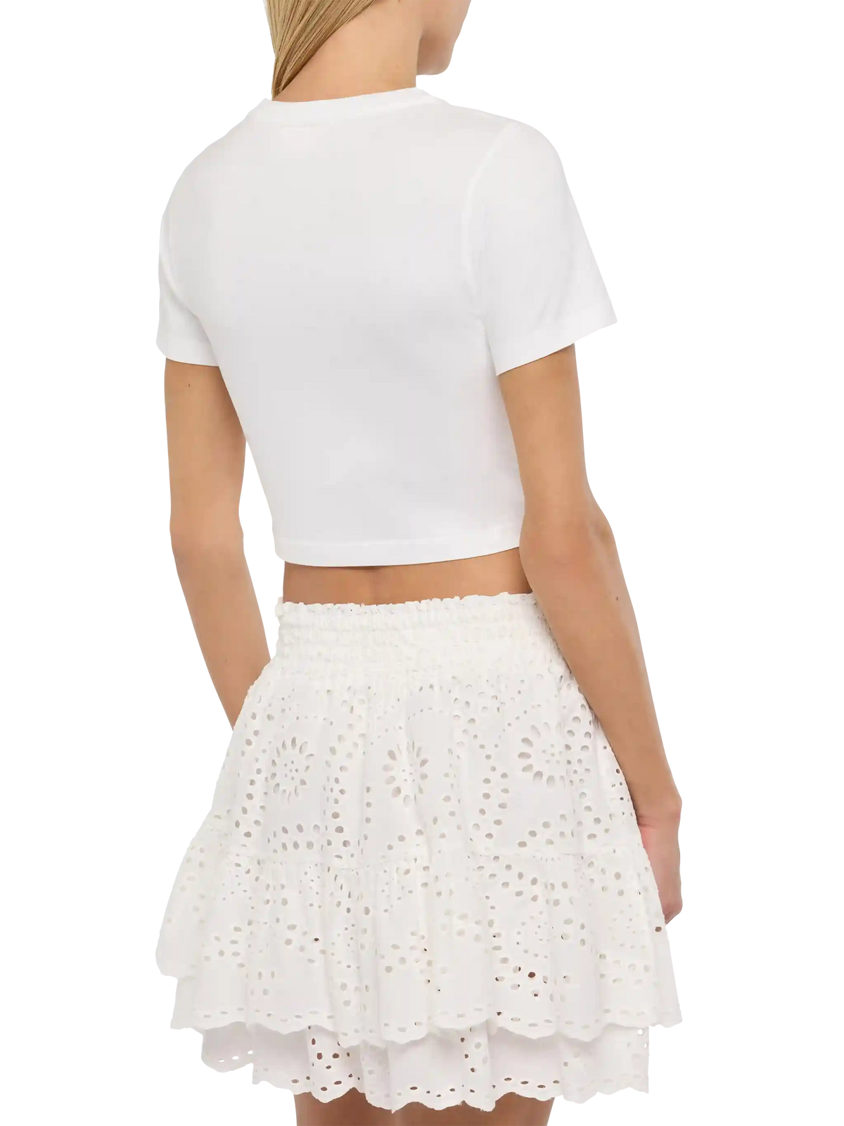 T-shirt Nives bianca con ricamo Gossip shopping product image 3