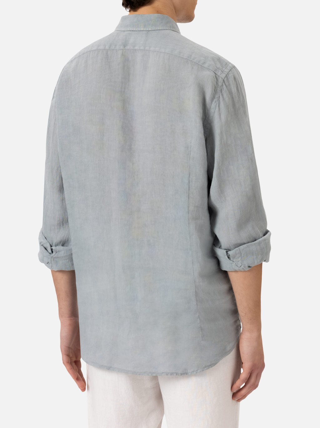 Camicia Pamplona grigio melange in lino product image 3