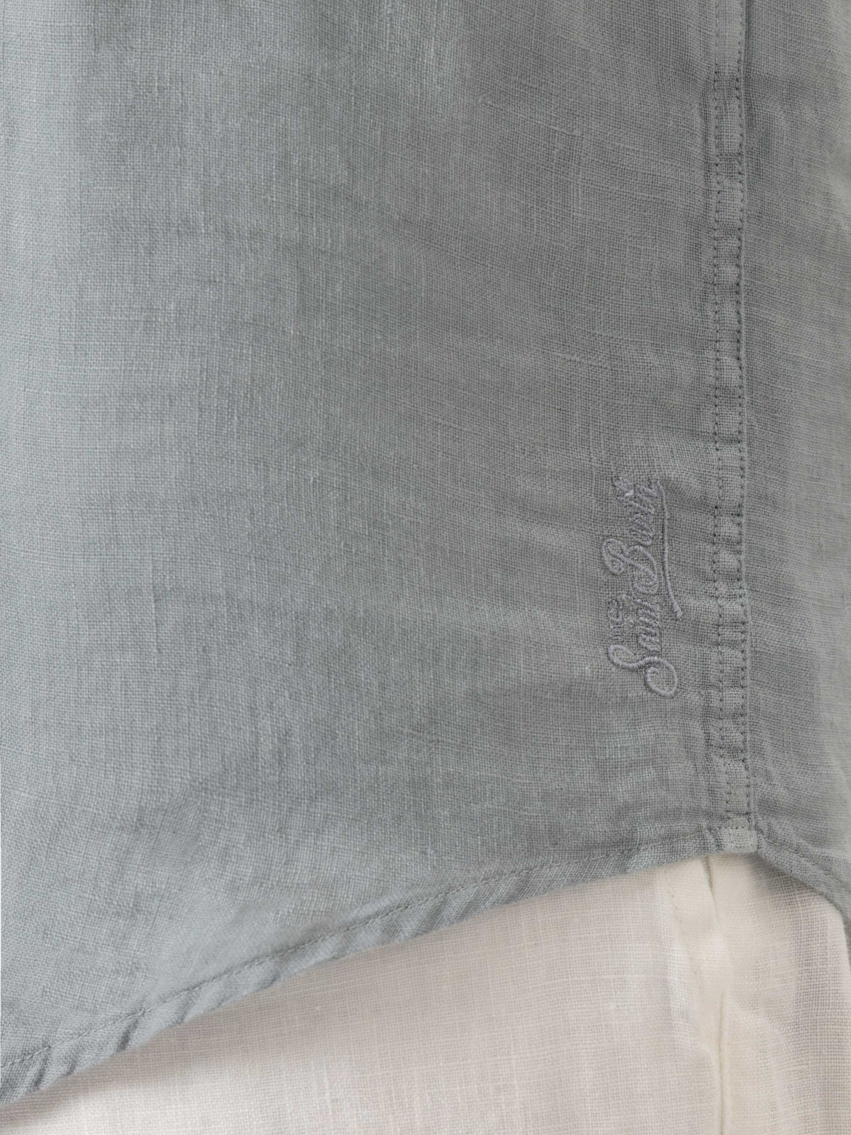 Camicia Pamplona grigio melange in lino product image 2