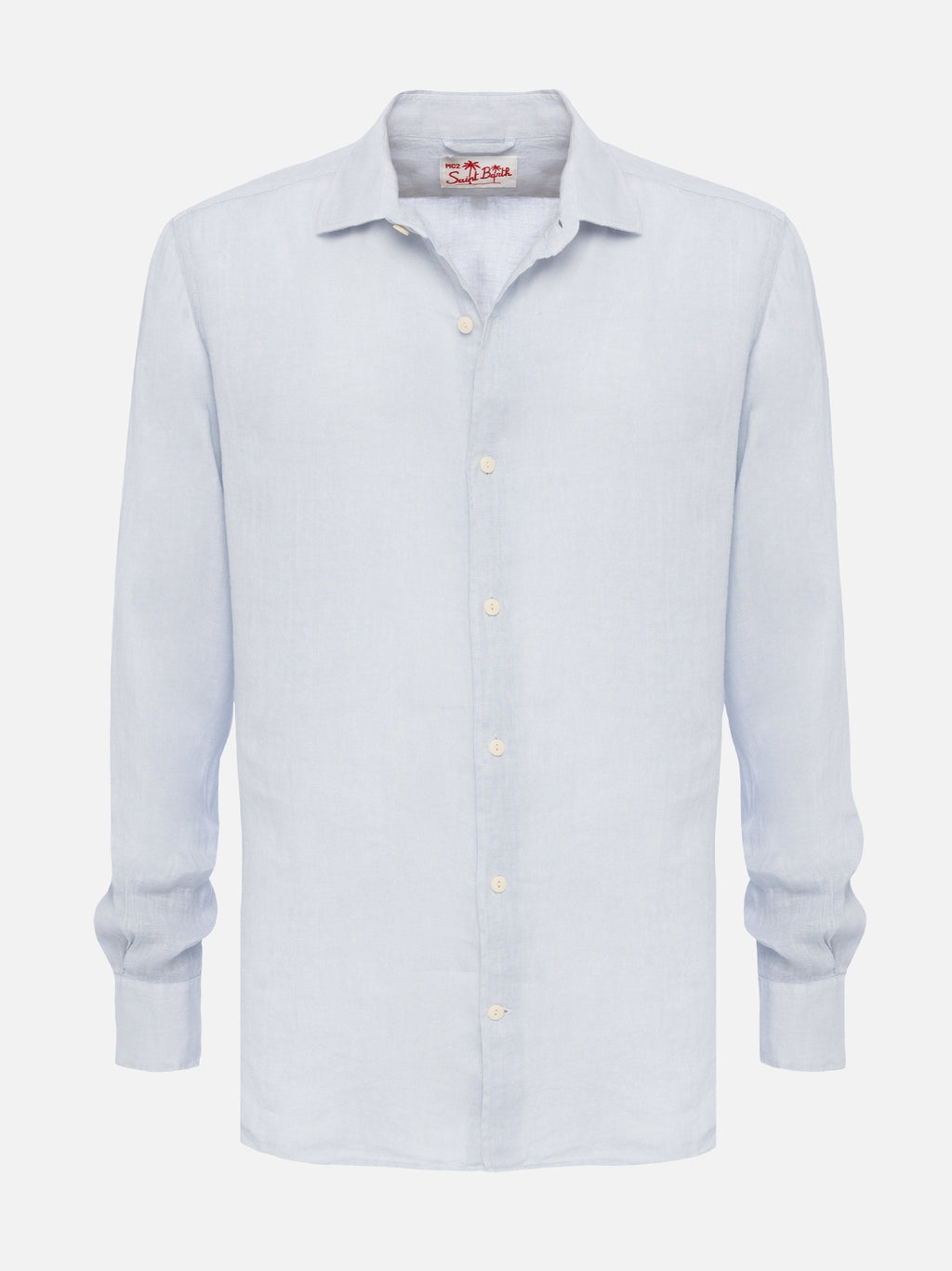 Camicia Pamplona grigio pietra in lino product image 4