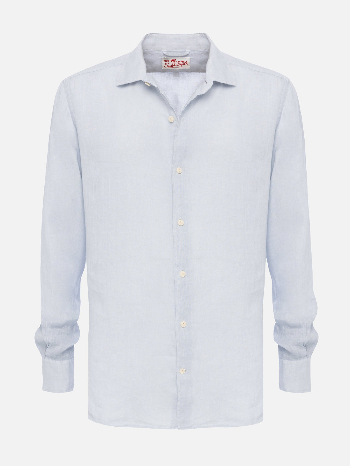 Camicia Pamplona grigio pietra in lino product image 4