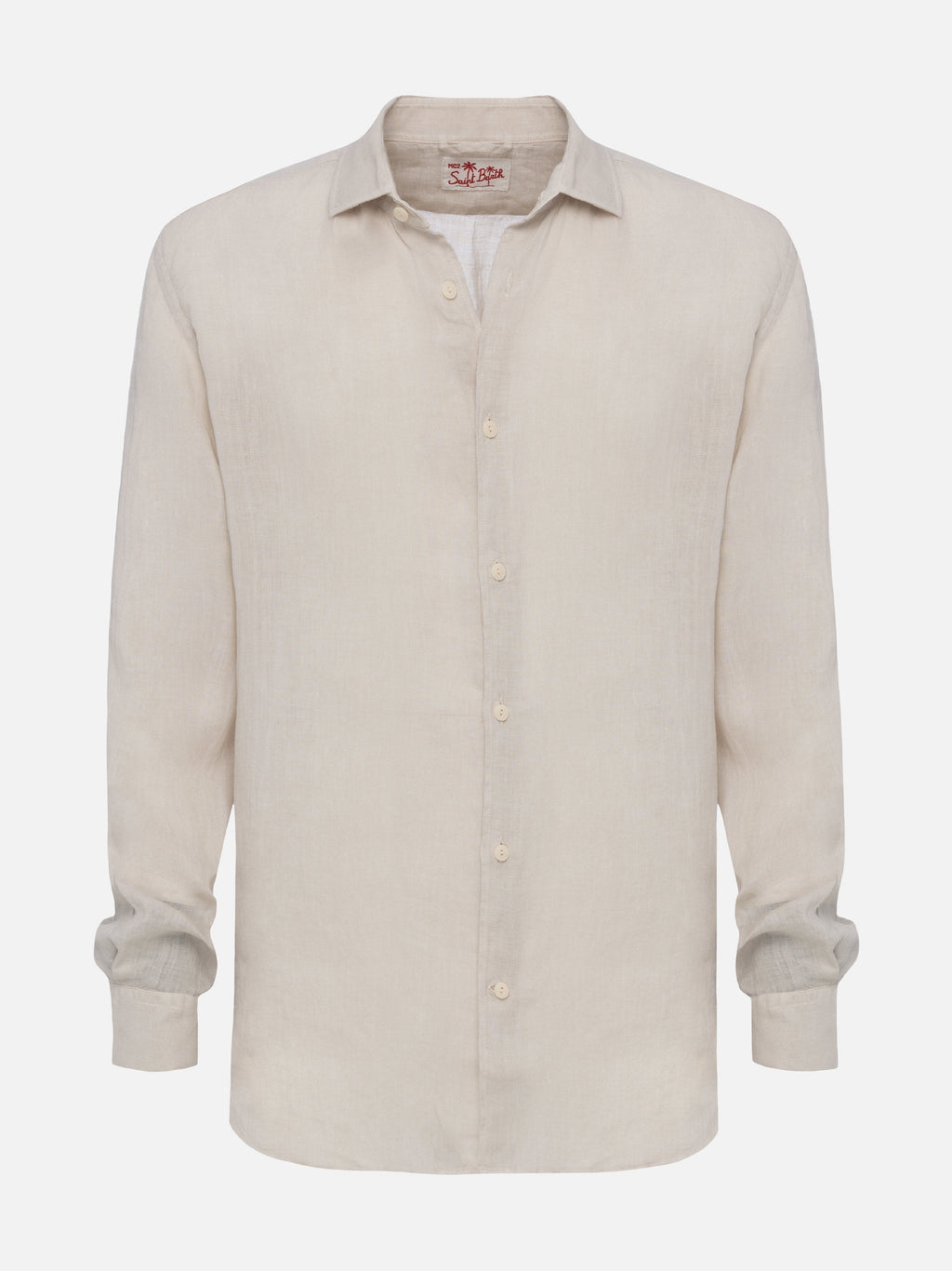 Camicia Pamplona bianco panna in lino product image 4