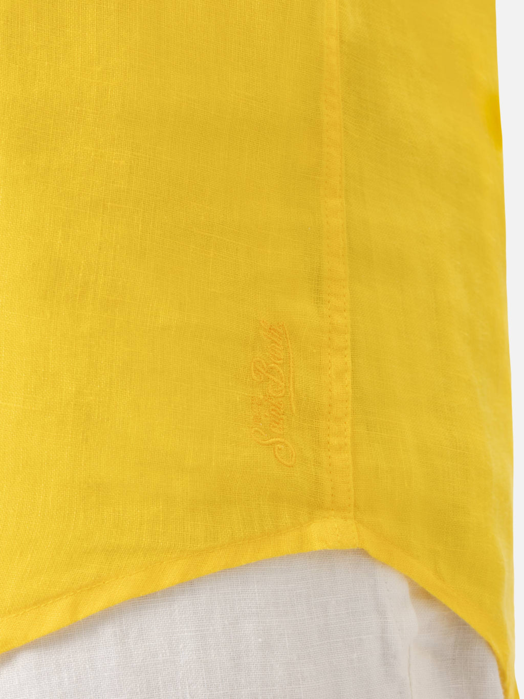 Camicia Pamplona gialla in lino product image 3