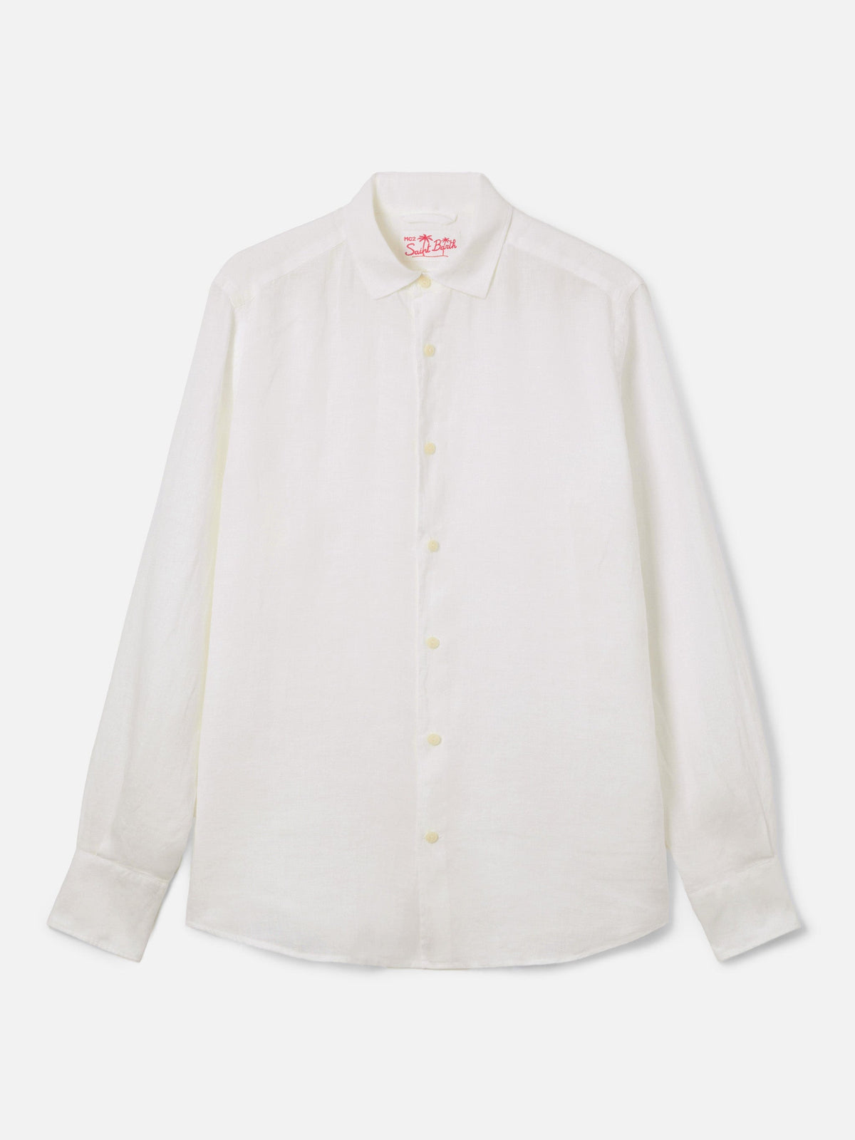 Camicia Pamplona bianca in lino product image 6