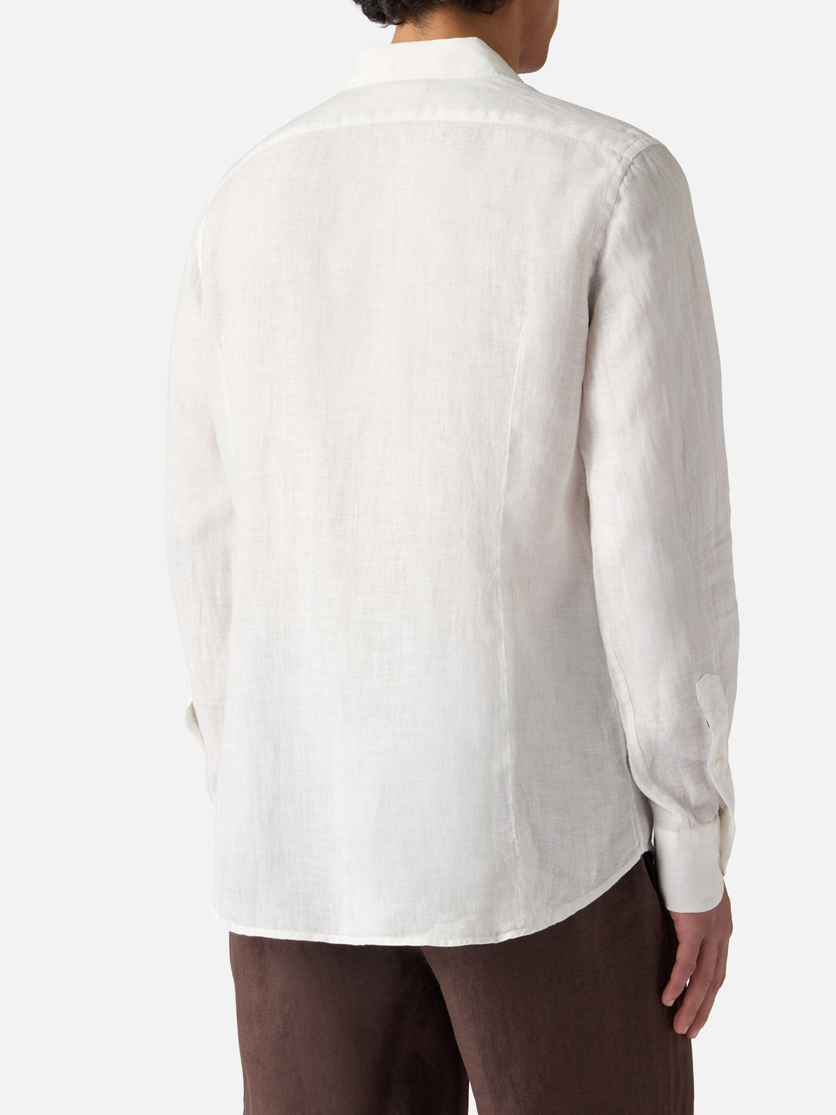 Camicia Pamplona bianca in lino product image 5