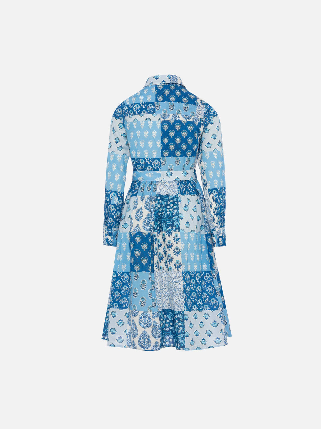 Abito chemisier lungo Philipa con stampa a patch di fiori