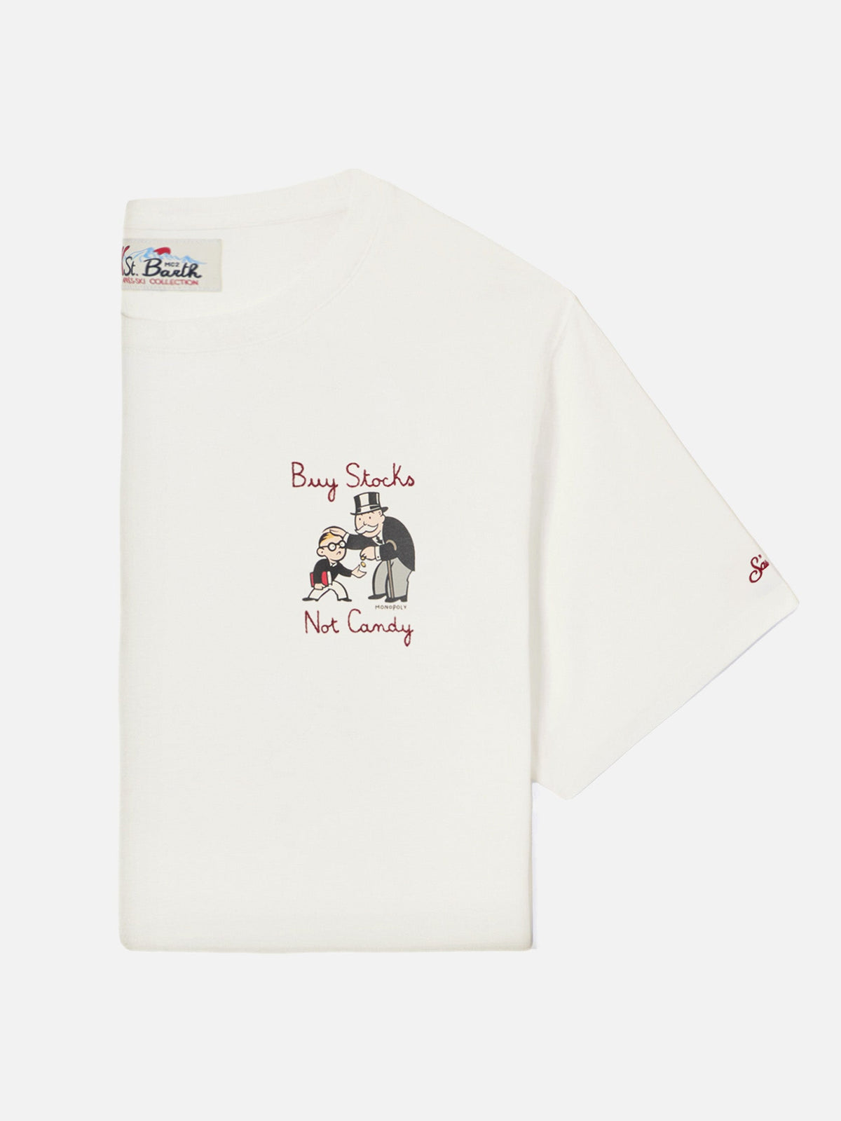 T-shirt Arnott off white in cotone con ricamo Buy Stocks product image 1