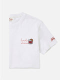 T-shirt Portofino bianca con ricamo Famolo strano product image 1