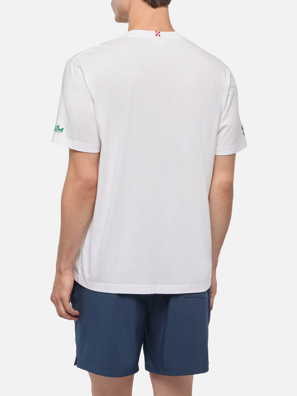 T-shirt Portofino bianca con ricamo Se ti piglio ti tronco! product image 3