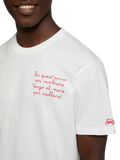 T-shirt Portofino bianca con ricamo Per quest’anno, non product image 1